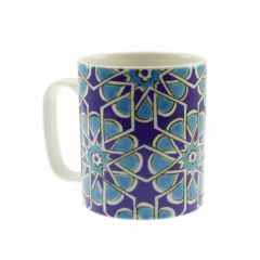 Porcelain Authentic Star Mug - 8x8 - Blue Mugs