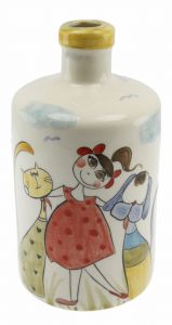 Fun Model Cheerful Dogs Oil Bottle 900ml - 10x10 - Colorful Serving Tools
