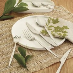 Soiree 85-Piece Flatware Sets, Service for 12, Silver Color