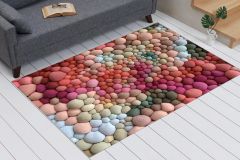 Digital Printed Dot Base Non-slip Rug, LIVING ROOM RUGS