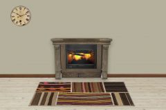 Custom Patchwork Rug Carpet With Classic Modern - 150x80 -  Area Rugs, Wool Area Rugs