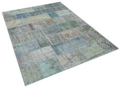 Classic Modern Tumbled Patchwork Rug - 160 x 230 cm - Colorful Rugs & Carpets, Wool Rectangular Rugs 