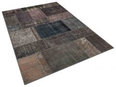 Classic Modern Tumbled Patchwork Rug - 160 x 230 cm - Colorful Rugs & Carpets, Wool Rectangular Rugs 