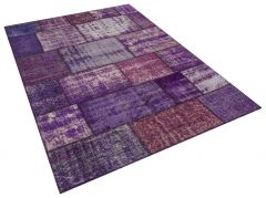 Classic Modern Tumbled Patchwork Rug - 160 x 230 cm - Colorful Rugs & Carpets, Wool Rectangular Rugs 