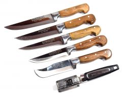 5-Piece Knife Set + Sharpener