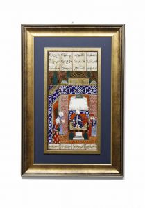 Ottoman Miniature Painting - 50x35 - Colorful Wall Decors