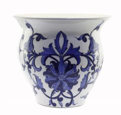 Porcelain Authentic Design Vase - 25x25 - Blue Vases & Jars