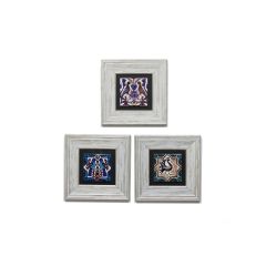 Authentic Birds Painting Set - 23x23 - Colorful Wall Decors
