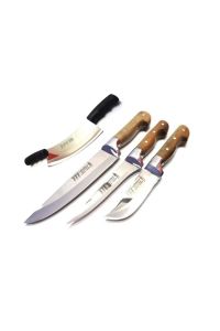 4-Piece of Handmade Multipurpose Skinning-Boning-Cutting Knife Set