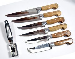 6-Piece Knife Set + Sharpener