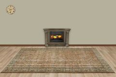 Vintage Hand Woven Rug - 281x184 - Colorful Area Rugs, Wool Decorative Area Rugs