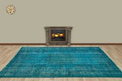 Vintage Hand Woven Rug - 260x161 - Colorful Area Rugs, Wool Decorative Area Rugs