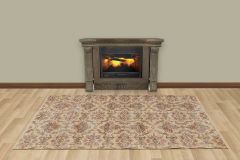 Vintage Hand Woven Rug - 243x115 - Colorful Area Rugs, Wool Decorative Area Rugs