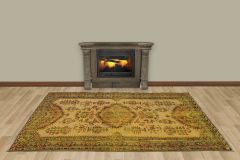 Vintage Hand Woven Rug - 240x140 - Colorful Area Rugs, Wool Decorative Area Rugs