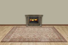 Vintage Hand Woven Rug - 296x190 - Brown Area Rugs, Wool Decorative Area Rugs