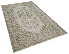 Vintage Hand Woven Rug - 287x174 - Brown Area Rugs, Wool Decorative Area Rugs