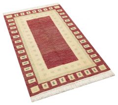 Vintage Hand Woven Rug - 143x85 - Colorful Area Rugs, Wool Decorative Area Rugs