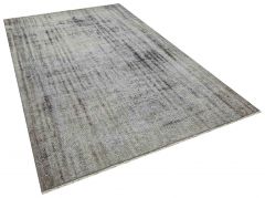 Special Vintage Tumbled Hand-Knotted Rug - 176 x 248 cm - Colorful Rugs & Carpets, Wool Rectangular Rugs 