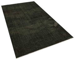 Vintage Tumbled Hand-Knotted Rug - 152 x 268 cm - Colorful Rugs & Carpets, Wool Rectangular Rugs 