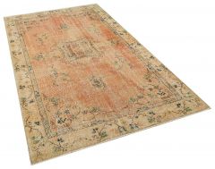 Unique Anatolian Vintage Tumbled Rug - 153 x 258 cm - Colorful Rugs & Carpets, Wool Rectangular Rugs 
