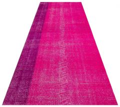 Unique Anatolian Tumbled Rug - 125 x 477 cm - Colorful Rugs & Carpets, Wool Rectangular Rugs 