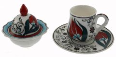 Ottoman Alara Model Cup - 8x8 - Colorful Coffee Cups