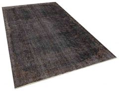 Real Hand-Knotted Vintage Tumbled Rug - 169 x 265 cm - Colorful Rugs & Carpets, Wool Rectangular Rugs 