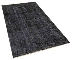 Classic Modern Vintage Tumbled Hand-Knotted Rug - 109 x 203 cm - Colorful Rugs & Carpets, Wool Rectangular Rugs 