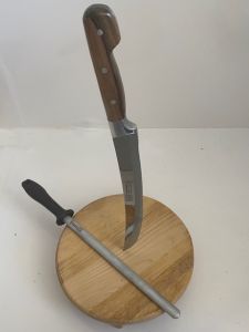 Professional Steak Knife 39 cm with Knife Sharpener Gift