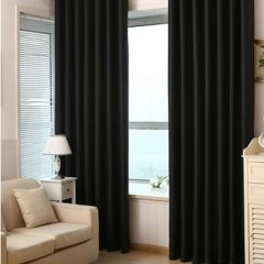 Blackout Blind Black Non-pleated - 100 x 200 cm