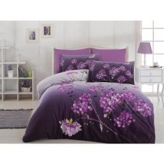 Amelia Double Duvet Cover Set, Purple Bedding Basics