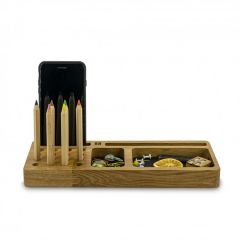 Wooden Pen Holder - 31x31 - Wooden Office Furniture, Wood Office Furniture