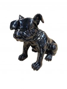 Dog Figure Decorative Object - 25x35 - Black - Polyester Decorative Objects