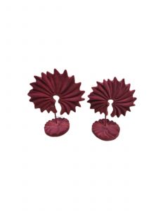 Pinwheel Decorative Object - 24x28 - Plum Decorative Objects