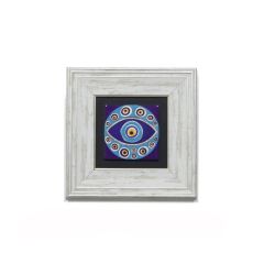 Authentic Blue Amulet Painting - 23x23 - Blue Wall Decors