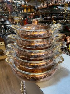 10 Piece Copper Pan Set - Copper Cooking Pans & skillets