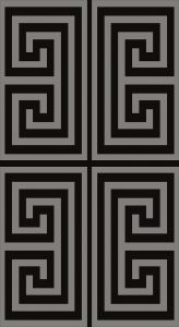 SYMMETRIC PATTERN NON-SLIP LEATHER BACKING DECORATIVE RUG, Polyamide Living Room Rugs | Loftry