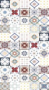 ETHNIC PATTERN NON-SLIP LEATHER BACKING DECORATIVE RUG, Polyamide Living Room Rugs | Loftry