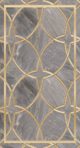 SYMMETRIC PATTERN NON-SLIP LEATHER BACKING DECORATIVE RUG, Polyamide Living Room Rugs | Loftry
