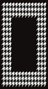 FRAME PATTERN NON-SLIP LEATHER BASED DECORATIVE CARPET, Polyamide Living Room Rugs | Loftry