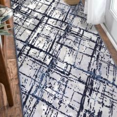 ABSTRACT PATTERN NON-SLIP DOT BACKING DECORATIVE CARPET, Polyamide Living Room Rugs | Loftry