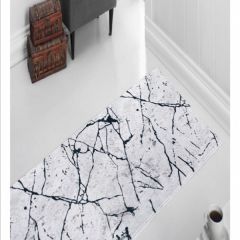 MARBLE PATTERN NON-SLIP DOT BACKING DECORATIVE CARPET, Polyamide Living Room Rugs | Loftry