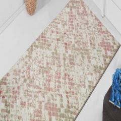 MOSAIC PATTERN NON-SLIP DOT BACKING DECORATIVE CARPET, Polyamide Living Room Rugs | Loftry