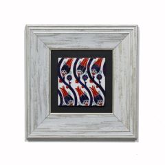 Ottoman Tulip Painting - 23x23 - Colorful Wall Decors
