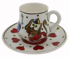 Fun Talia Model Single Coffee Cup - 8x8 - Colorful Coffee Cups
