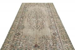 Real Hand Woven Special Vintage Tumbled Carpet - 258x170 - Colorful Area Rugs, Wool Area Rugs