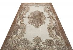 Special Vintage Tumbled Carpet - 295x175 - Brown Area Rugs, Wool Area Rugs