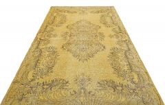Special Modern Vintage Tumbled Carpet - 305x191 - Yellow Area Rugs, Wool Area Rugs