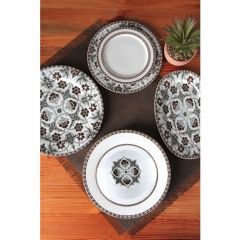 Geometrically Shaped 32 Piece Dinnerware, Service for 6