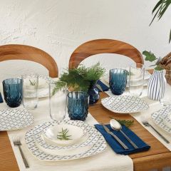 24 Piece 6 Person Dinnerware Set